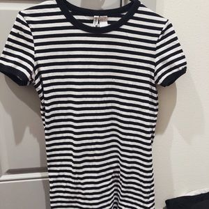H&M Divided Striped T shirt dress